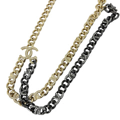 シャネル ネックレス GP ラインストーン レディース ブランドアクセサリー 【中古】bracc