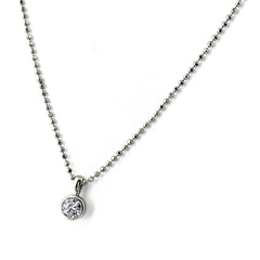 ダイヤモンド ネックレス Pt900 Pt850 ダイヤモンド レディース ノンブランドジュエリー 【中古】nbjwl