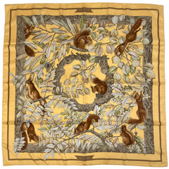 エルメス カレ90 CASSE NOISETTE スカーフ シルク レディース ブランドバッグ・小物 【中古】brbag