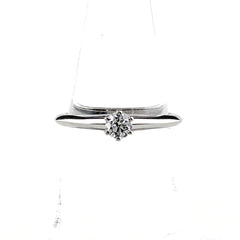 ティファニー ソリテール リング リング 11.5号 Pt950 ダイヤモンド レディース ブランドジュエリー 【中古】brjwl