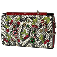 クリスチャンルブタン ロゴ チェーン ショルダーバッグ ショルダーバッグ パイソン レディース ブランドバッグ・小物 【中古】brbag