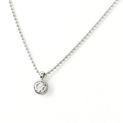 ダイヤモンド デザインネックレス ネックレス Pt900 Pt850 ダイヤモンド レディース ノンブランドジュエリー 【中古】nbjwl