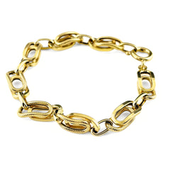 ウノアエレ YG 750 ブレスレット 約12.6g レディース ブランドジュエリー 中古 brjwl