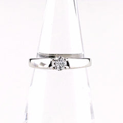 ブルガリ マリーミー　リング リング 10号 Pt950 ダイヤモンド レディース ブランドジュエリー 【中古】brjwl