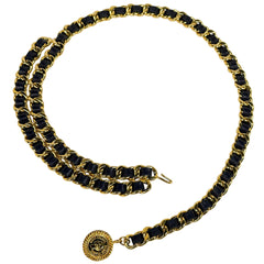 シャネル ココマーク チェーン ベルト ベルト GP レザー レディース ブランドバッグ・小物 【中古】brbag