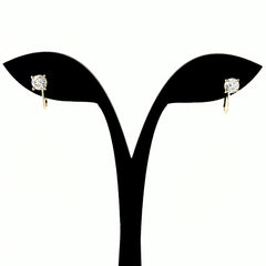 タサキ ダイヤモンド デザインイヤリング イヤリング K18 ダイヤモンド レディース ブランドジュエリー 【中古】brjwl