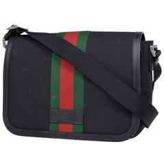 グッチ シェリーライン ショルダーバッグ ナイロン 630921 レディース ブランドバッグ・小物 【中古】brbag