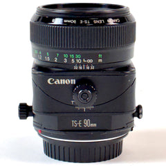 キヤノン TS-E 90mm F2.8 一眼カメラ用レンズ（マニュアルフォーカス） カメラ 【中古】cambb