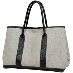 エルメス ガーデンパーティPM トートバッグ トワルアッシュ(コーティング) F レディース ブランドバッグ・小物 【中古】brbag