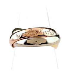 カルティエ トリニティ リング リング 9号 750 レディース ブランドジュエリー 【中古】brjwl