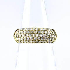 メレダイヤ デザインリング リング 11号 K18 ダイヤモンド レディース ノンブランドジュエリー 【中古】nbjwl