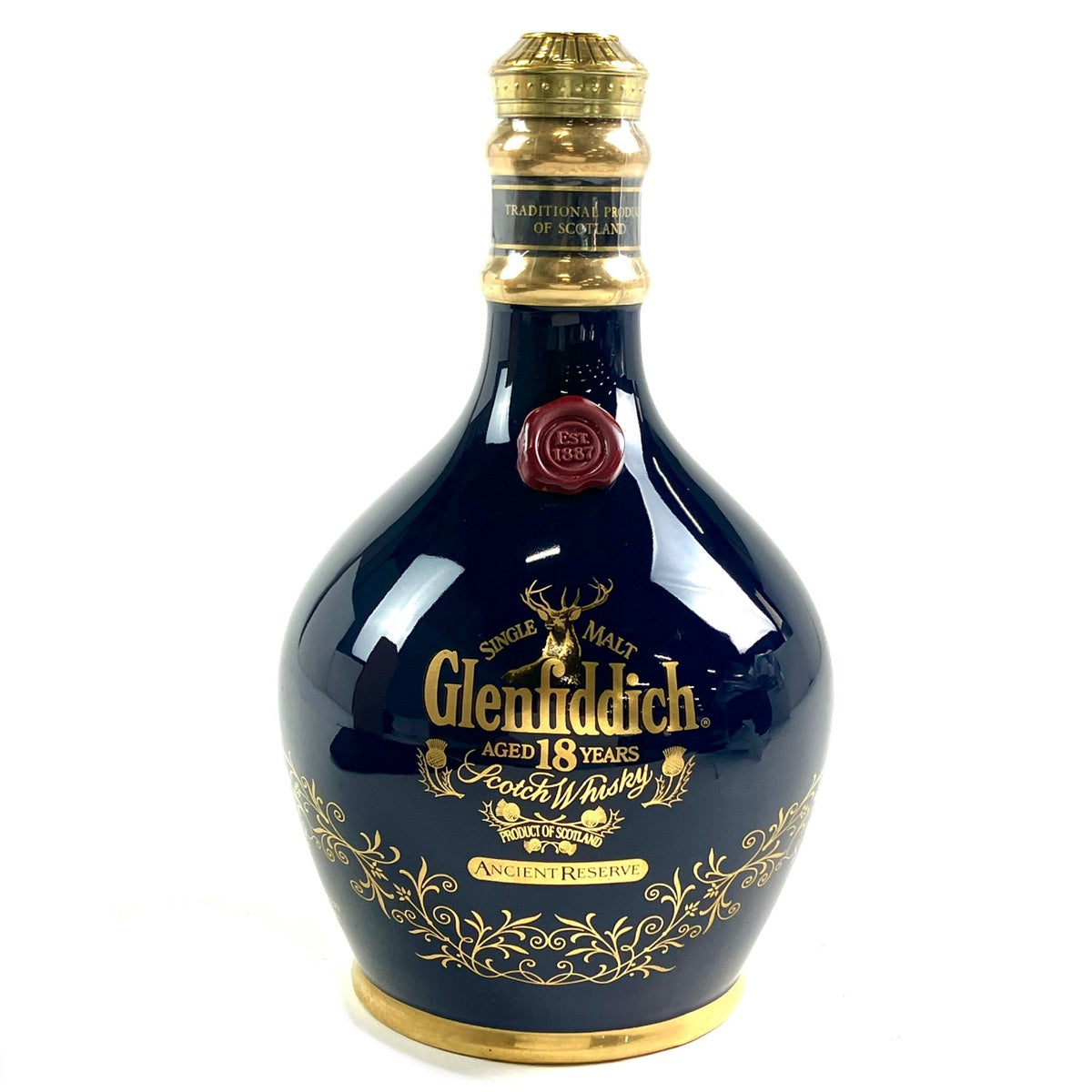 在庫一掃】 グレンフィディック 18年 青陶器 700ml スコッチウイスキー