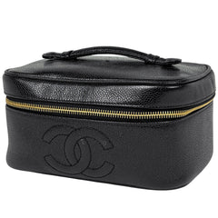 シャネル ココマーク バニティバッグ 化粧ポーチ キャビアスキン A01997 レディース ブランドバッグ・小物 【中古】brbag