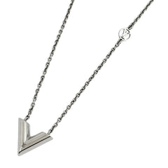 ルイ・ヴィトン エセンシャル V ネックレス シルバーメッキ レディース ブランドアクセサリー 【中古】bracc