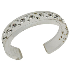 クリスチャンディオール ラインストーン バングル プラスチック レディース ブランドアクセサリー 【中古】bracc