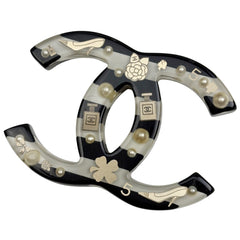 シャネル ココマーク ピン ブローチ プラスチック GP レディース ブランドアクセサリー 【中古】bracc