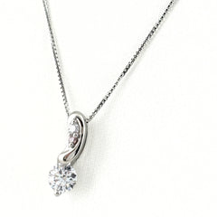 メレダイヤ デザインネックレス ネックレス Pt900 Pt850 ダイヤモンド レディース ノンブランドジュエリー 【中古】nbjwl