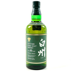サントリー 白州 10年 ピュアモルト 700ml 国産ウイスキー 酒 【古酒】liqbb【東京都内限定お届け】