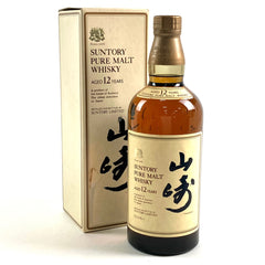 サントリー 山崎 12年 ピュアモルト 向獅子 750ml 国産ウイスキー 酒 【古酒】liqbb【東京都内限定お届け】