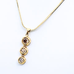 メレダイヤ デザインネックレス ネックレス K18 ダイヤモンド レディース ノンブランドジュエリー 【中古】nbjwl