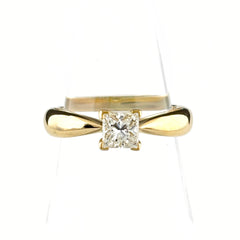 ヴァンクリーフ＆アーペル ダイヤモンド デザインリング リング 6.5号 750 ダイヤモンド レディース ブランドジュエリー 【中古】brjwl