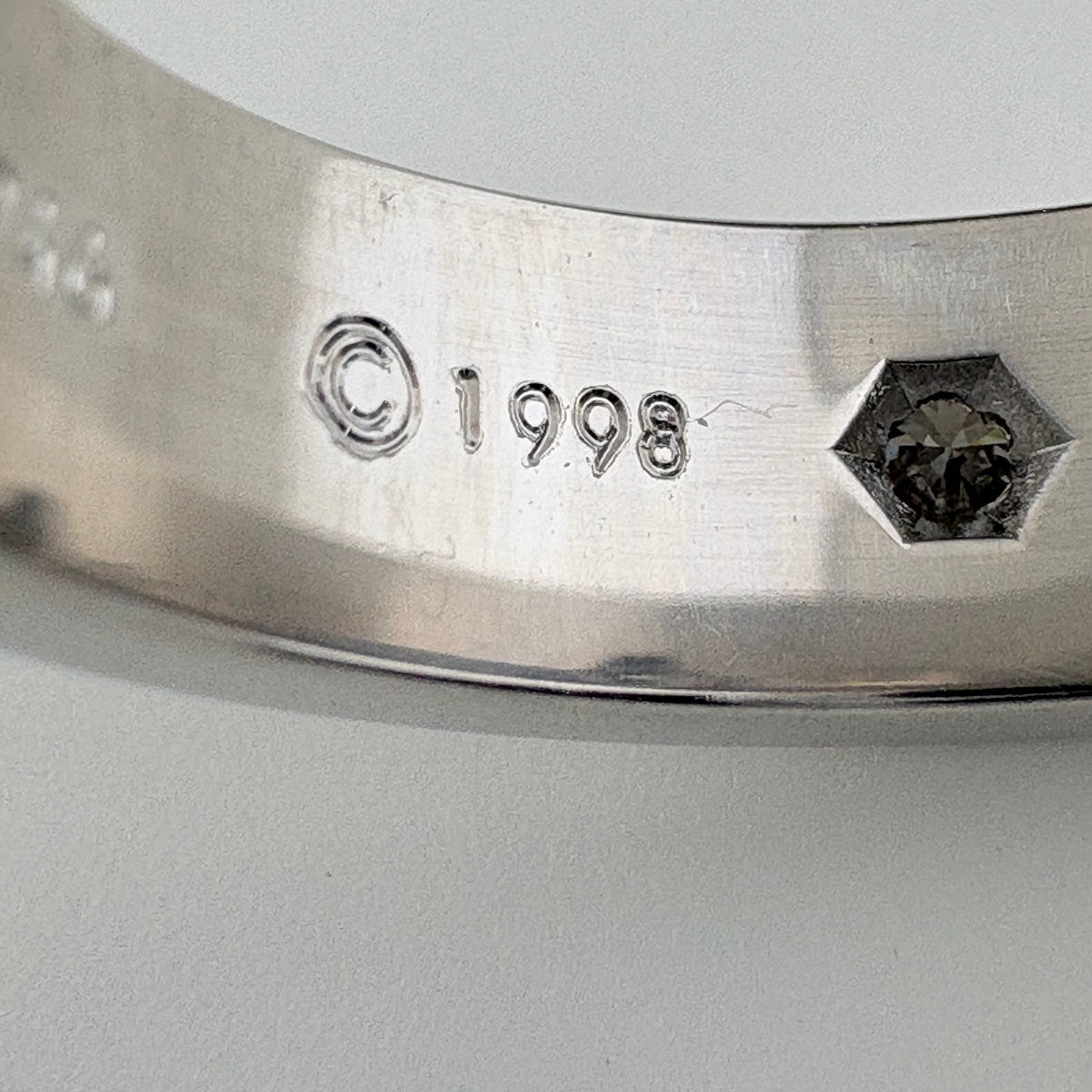 カルティエ ラブハーフダイヤリング リング 11号 750 ダイヤモンド