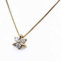 メレダイヤ デザインネックレス ネックレス K18 ダイヤモンド レディース ノンブランドジュエリー 【中古】nbjwl