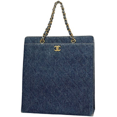 シャネル ココマーク チェーン トートバッグ トートバッグ デニム レディース ブランドバッグ・小物 【中古】brbag