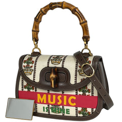 グッチ バンブー ハンドバッグ キャンバス 681173 レディース ブランドバッグ・小物 【中古】brbag