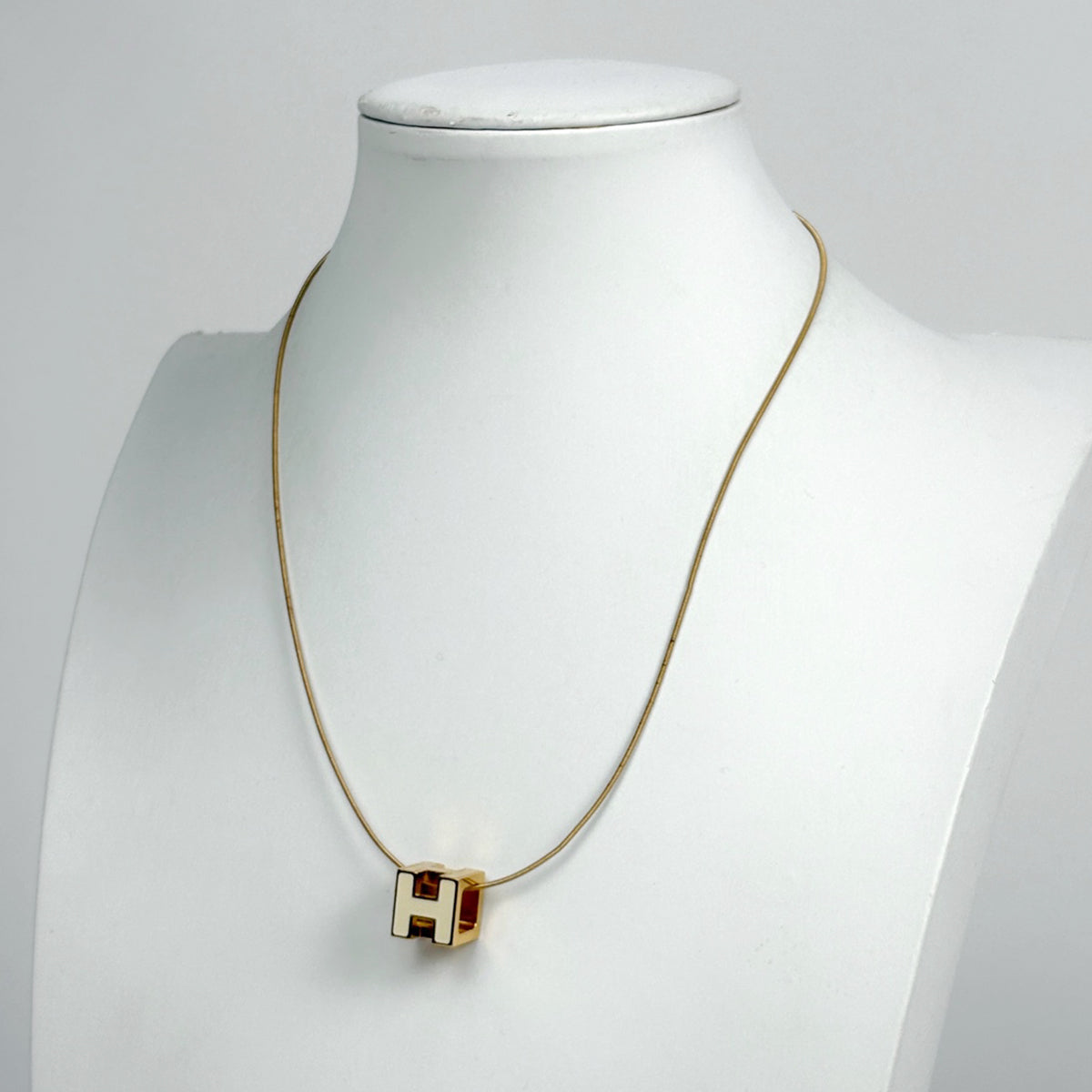 エルメス カージュドアッシュ Hキューブ ネックレス ネックレス GP