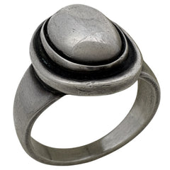 ジョージジェンセン オーバル リング 15号 シルバー925 レディース ブランドアクセサリー 【中古】bracc