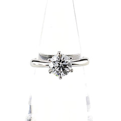 タサキ ダイヤモンド デザインリング リング 10号 Pt950 ダイヤモンド レディース ブランドジュエリー 【中古】brjwl