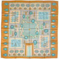 エルメス カレ90 Paridaiza スカーフ シルク レディース ブランドバッグ・小物 【中古】brbag