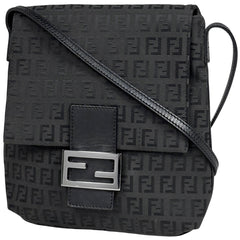 フェンディ ズッキーノ柄 ショルダーバッグ キャンバス 8BT075 レディース ブランドバッグ・小物 【中古】brbag