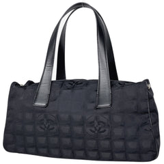 シャネル ニュートラベルライン ハンドバッグ ナイロンジャガード レディース ブランドバッグ・小物 【中古】brbag