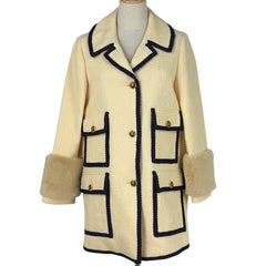 グッチ GG柄 ジャケット アウター その他ジャケット 毛 絹 フェイクファー レディース ブランドアパレル 【中古】brapp