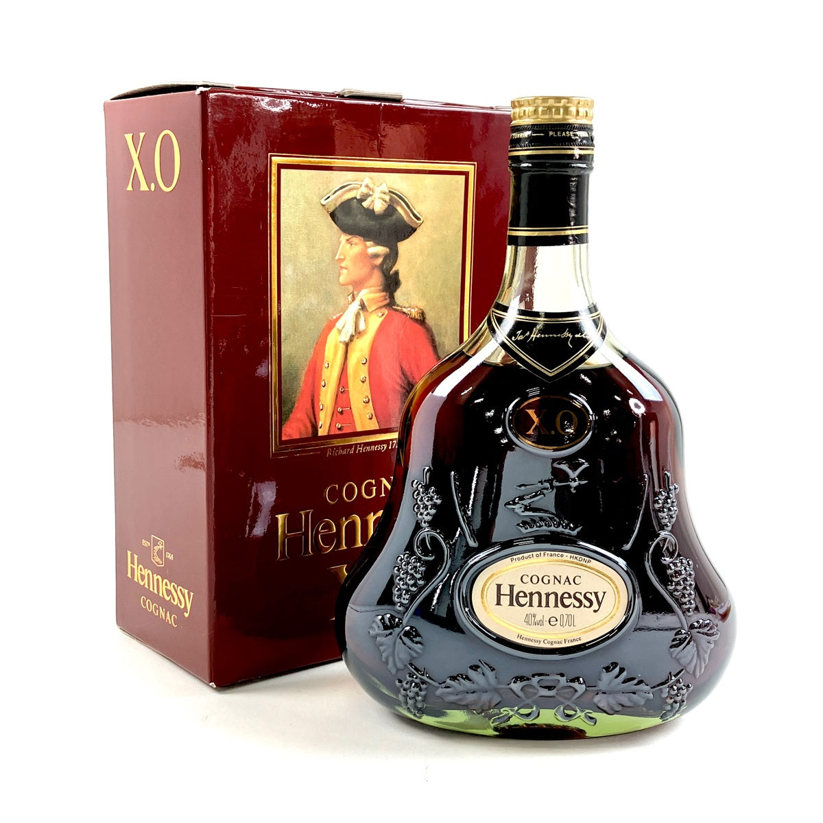 ヘネシーXO 金キャップ 古酒 希少・箱付ヘネシー XO 金キャップ