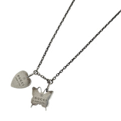 グッチ ロゴ ネックレス シルバー925 レディース ブランドアクセサリー 【中古】bracc