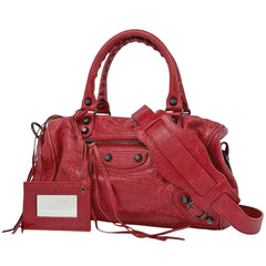 バレンシアガ ミニ ツィギー ハンドバッグ レザー 327103 レディース ブランドバッグ・小物 【中古】brbag