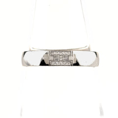 エルメス ヘラクレス ダイヤ リング リング 11.5号 750 ダイヤモンド レディース ブランドジュエリー 【中古】brjwl