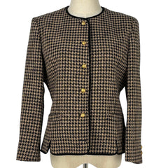 バーバリーズ ノーカラー ジャケット アウター その他ジャケット 絹 毛 レディース ブランドアパレル 【中古】brapp