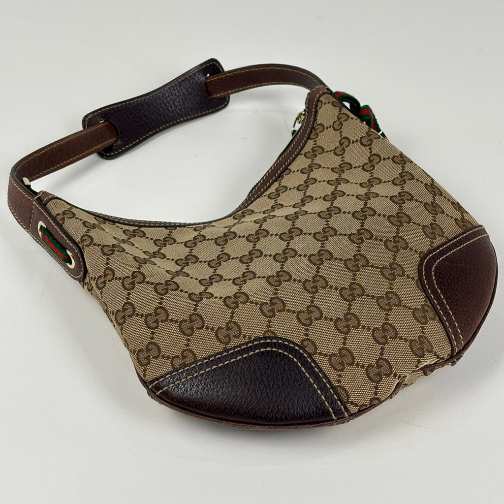 グッチ 2way ハンドバッグ プリンシー GGキャンバス×レザー　GUCCI グッチ プリンシー ハンドバッグ GGキャンバス 162895 レディース