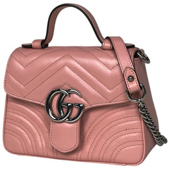 グッチ GGマーモント ハンドバッグ レザー 547260 レディース ブランドバッグ・小物 【中古】brbag