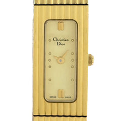 クリスチャンディオール レクタンギュラー 3067 SS レディース 時計 【中古】wtcbb