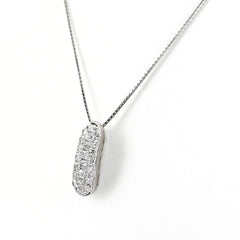 メレダイヤ デザインネックレス ネックレス Pt900 Pt850 ダイヤモンド レディース ノンブランドジュエリー 【中古】nbjwl