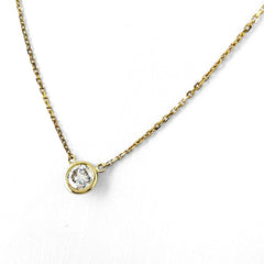 ダイヤモンド デザインネックレス ネックレス K18 750 ダイヤモンド レディース ノンブランドジュエリー 【中古】nbjwl