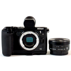 ニコン 1 V3 プレミアムキット ブラック デジタル ミラーレス 一眼カメラ カメラ 【中古】cambb