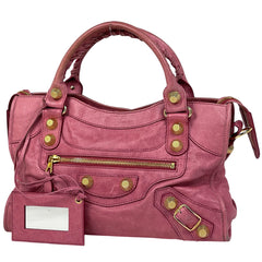 バレンシアガ ザ ジャイアントシティ ハンドバッグ レザー 173084 レディース ブランドバッグ・小物 【中古】brbag