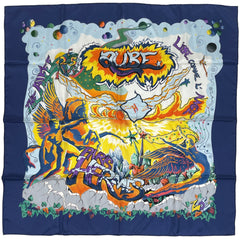 エルメス カレ90 THE ALFEE AUBE スカーフ シルク レディース ブランドバッグ・小物 【中古】brbag