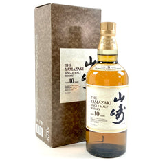 サントリー 山崎 10年 シングルモルト ホワイトラベル 700ml 国産ウイスキー 酒 【古酒】liqbb【東京都内限定お届け】
